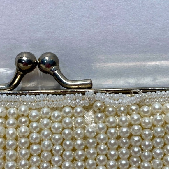 Vintage Pearl Beaded Evening Bag - Picture 4 of 6